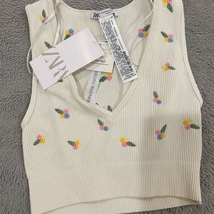 Zara floral top